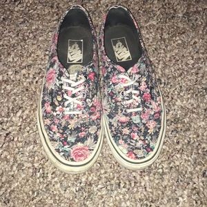 Floral Vans